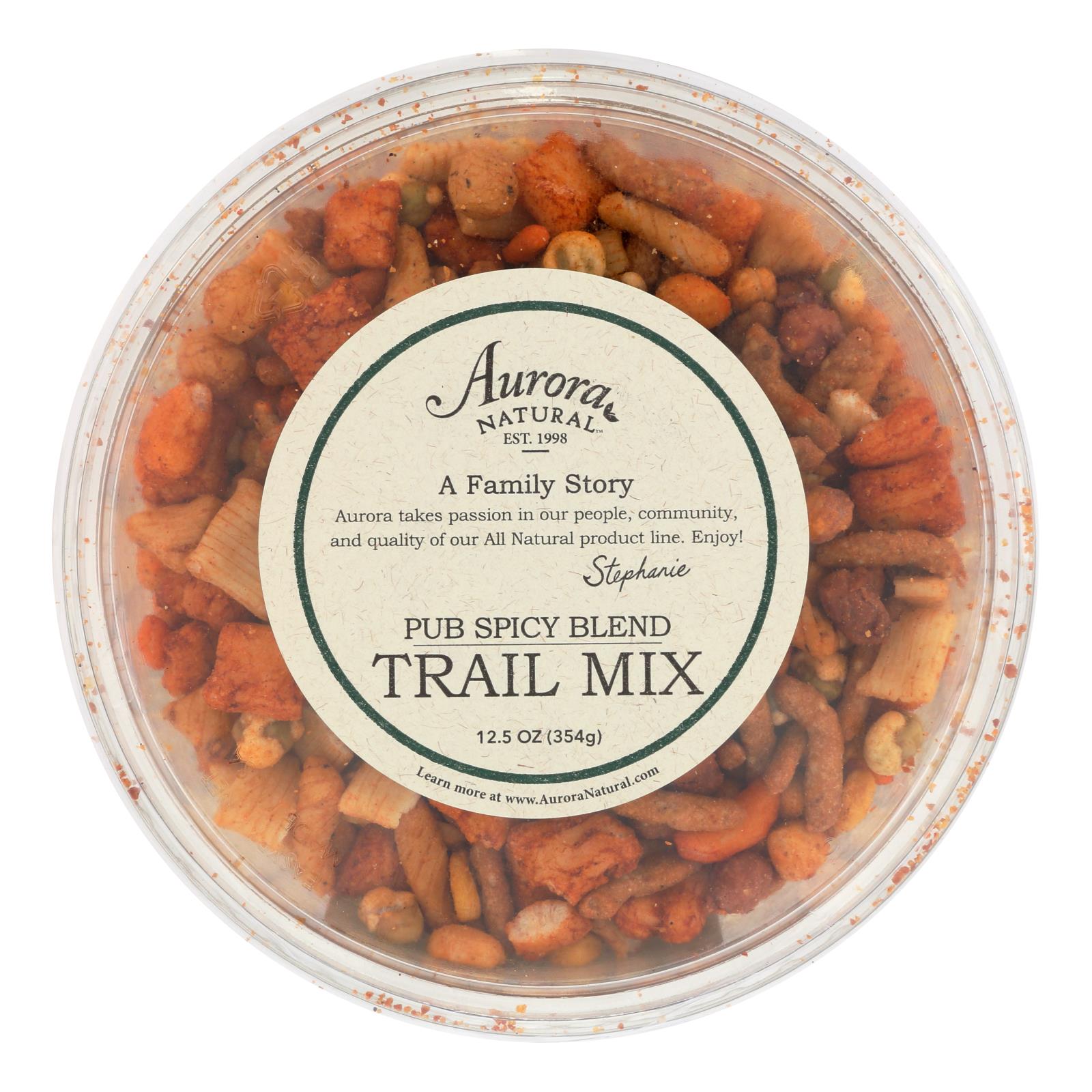 Aurora Natural Products, Aurora Natural Products - Trail Mix - Pub Spicy Blend - Case of 12 - 12.5 oz. (Pack of 12)