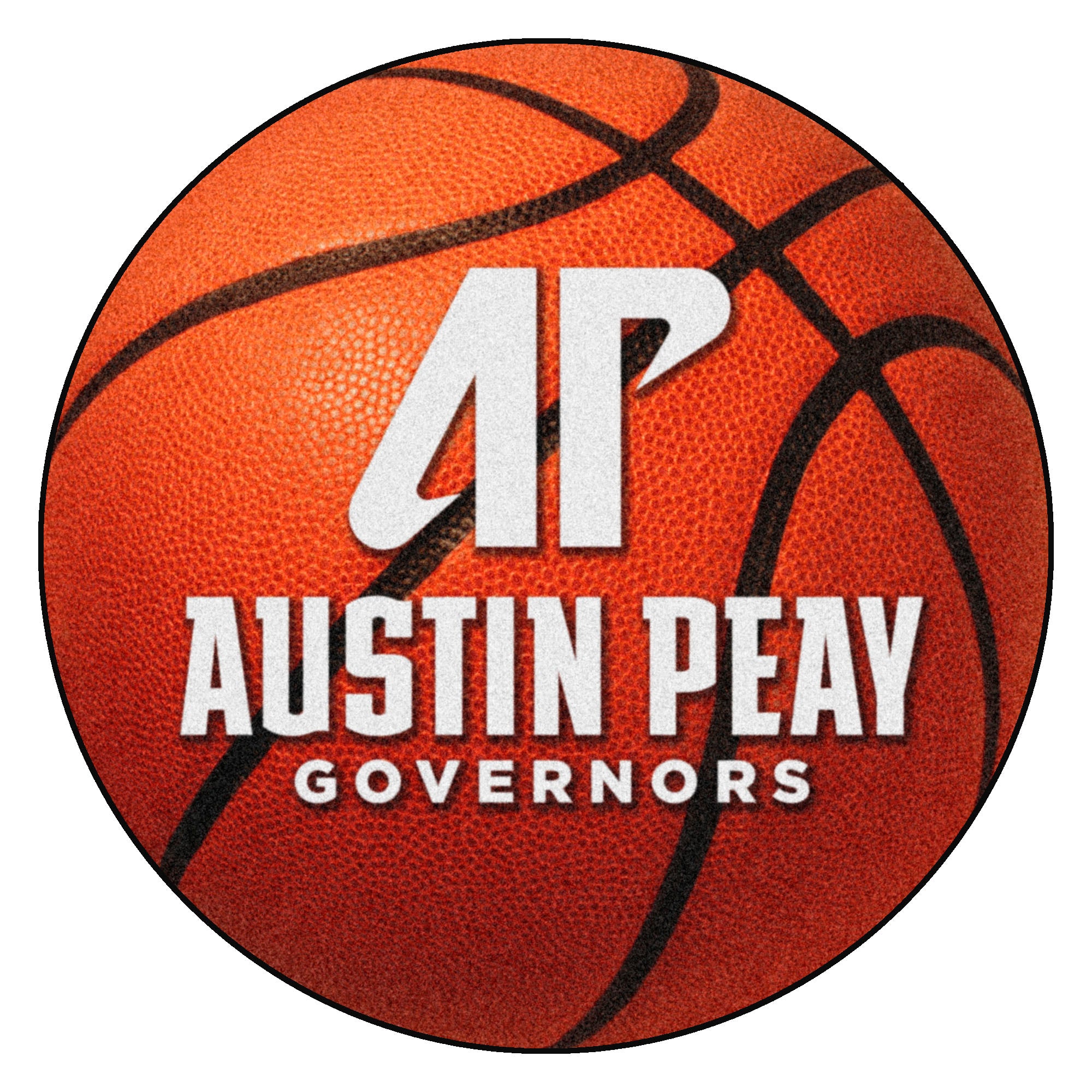 FANMATS, Austin Peay State University Basketball Rug - 27in. Diameter