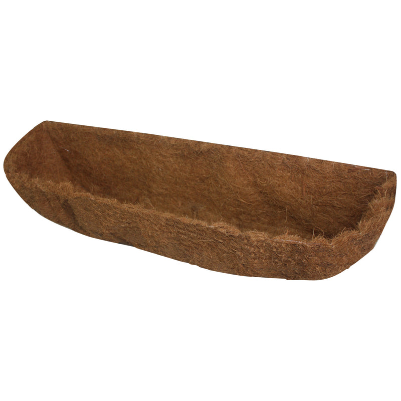 JENSEN DISTRIBUTIONS SERVICES, Austram 10.5 in. H X 14.5 in. W X 35 in. D Coco Fiber Trough Flower Pot Brown (Pack of 12)