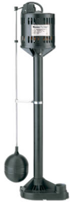 Pentair Water, Automatic Pedestal Sump Pump, Thermoplastic, 1/3-HP Motor, 3,480-GPH