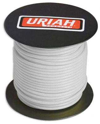 Uriah Products, Automotive Wire, Insulation, White, 12 AWG, 100-Ft. Spool