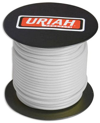 Uriah Products, Automotive Wire, Insulation, White, 16 AWG, 100-Ft. Spool