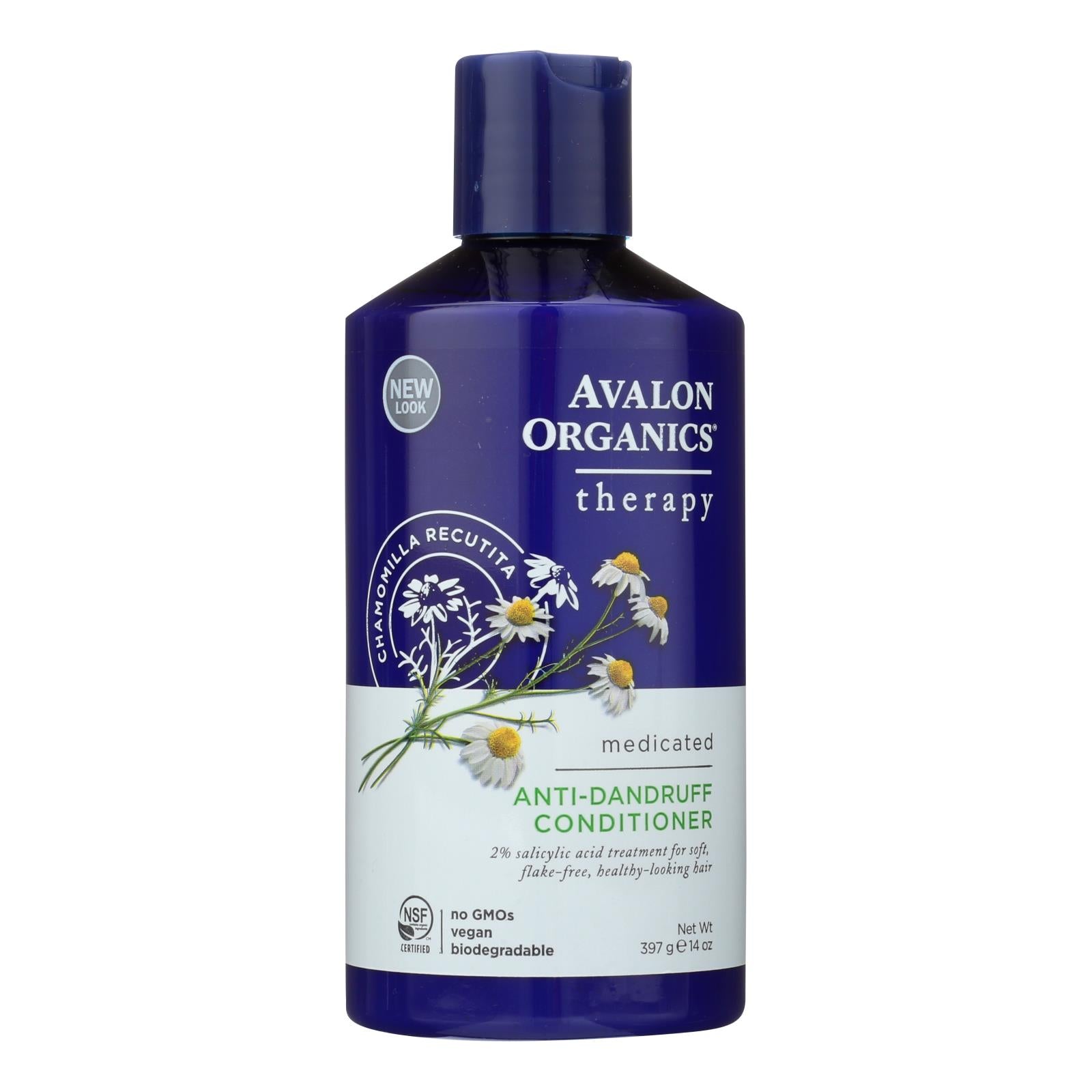 Avalon, Avalon Active Organics Conditioner - Anti Dandruff - 14 oz