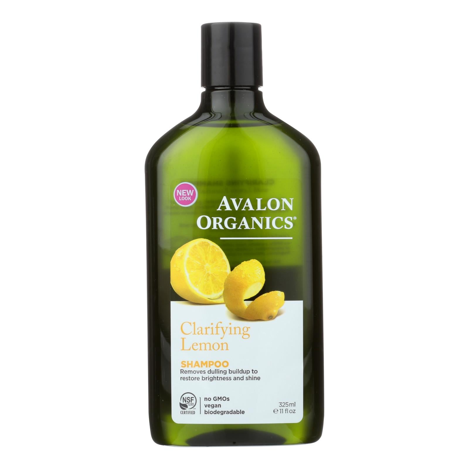 Avalon, Avalon Organics Clarifying Shampoo Lemon with Shea Butter - 11 fl oz