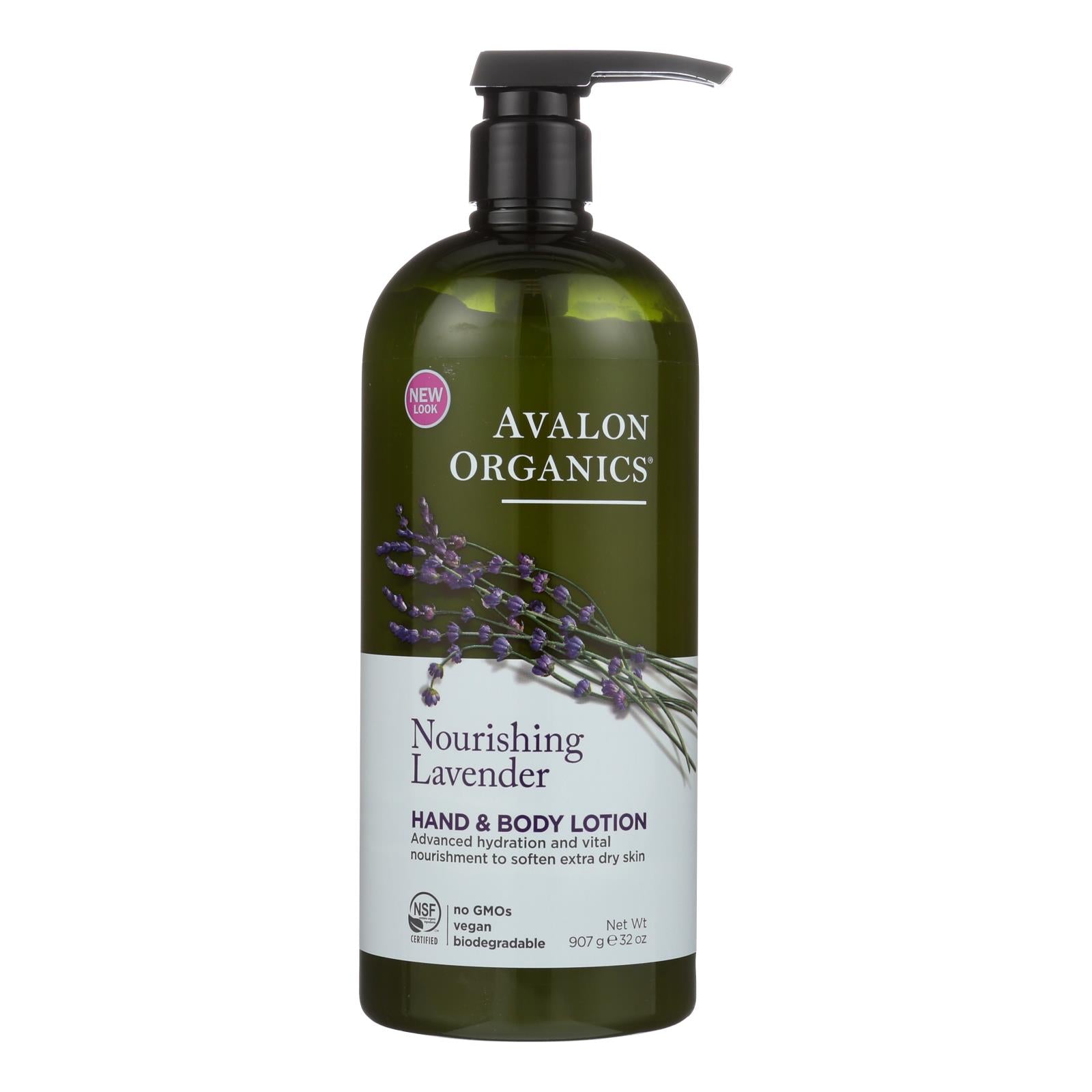 Avalon, Avalon Organics Hand and Body Lotion Lavender - 32 fl oz