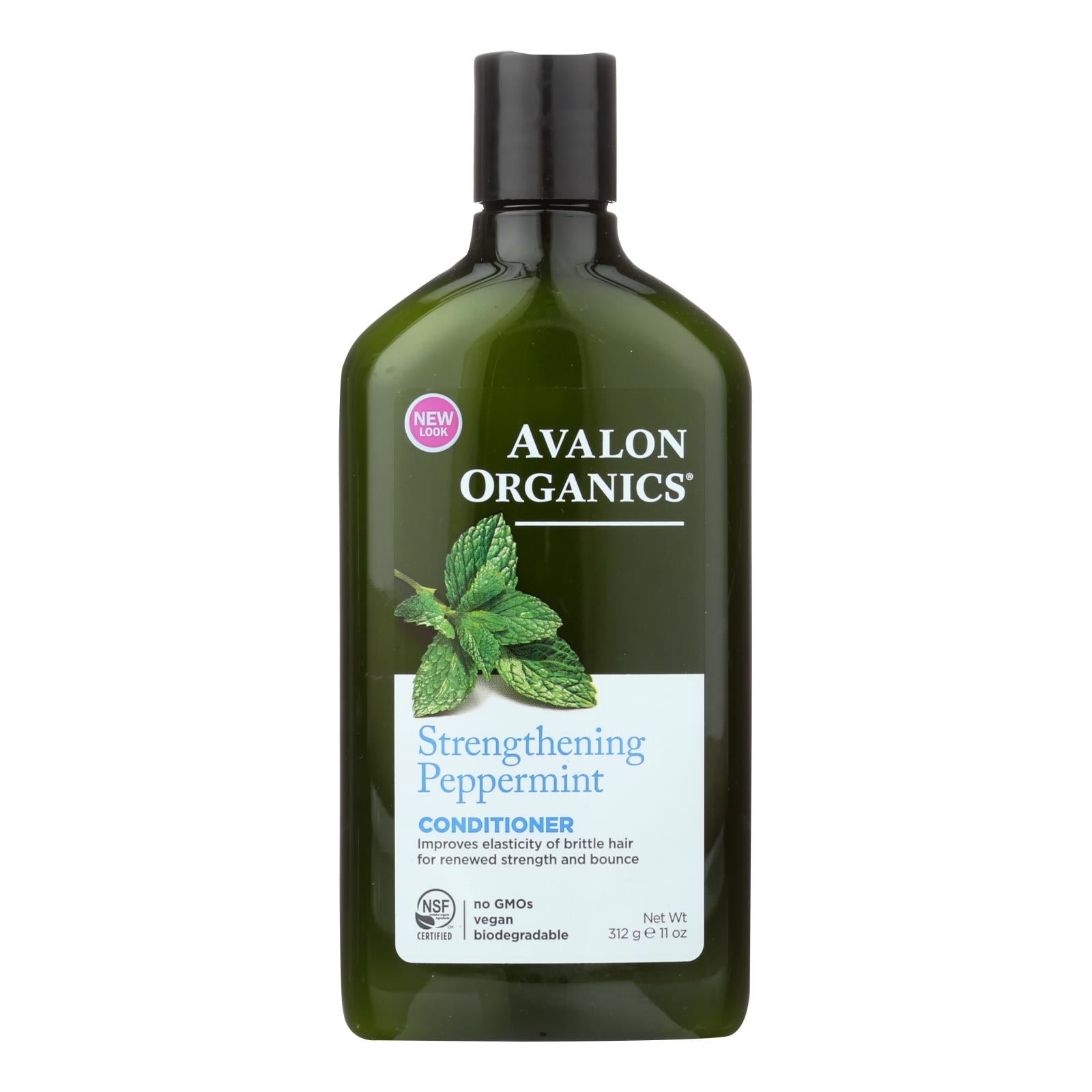 Avalon, Avalon Organics Revitalizing Conditioner with Babassu Oil Peppermint - 11 fl oz