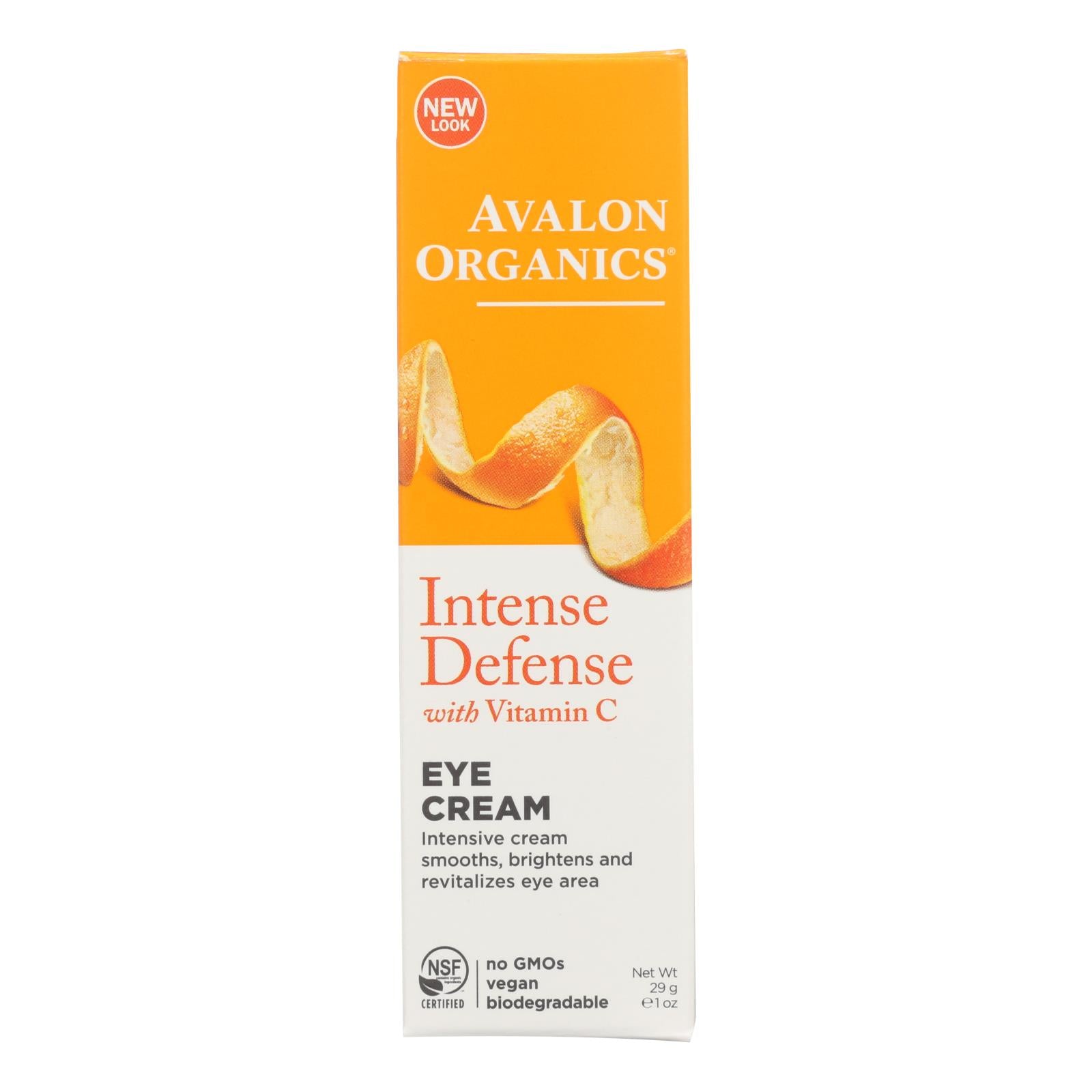 Avalon, Avalon Organics Revitalizing Eye Cream Vitamin C - 1 fl oz