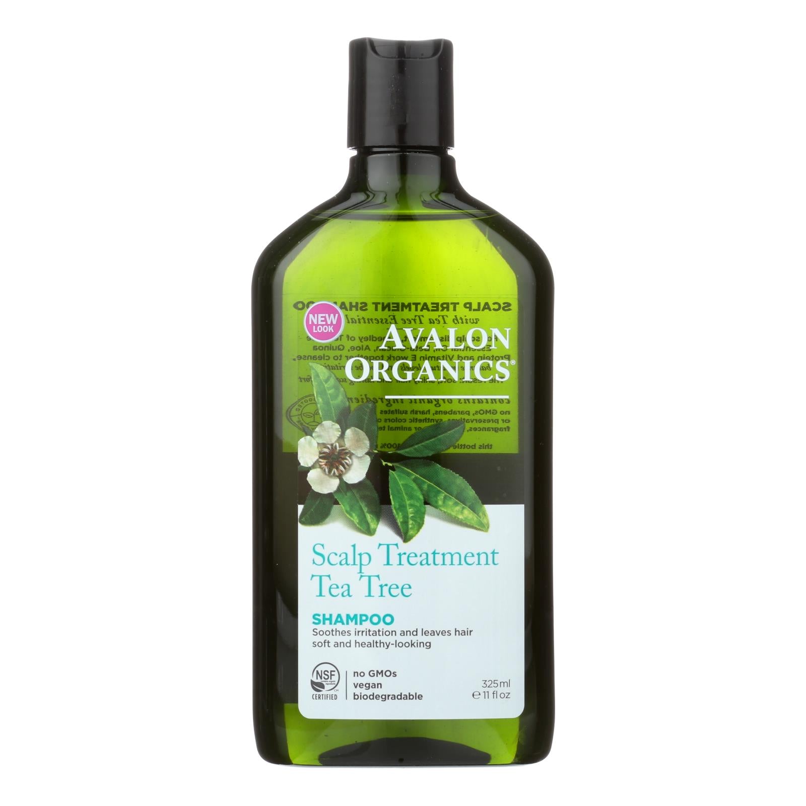 Avalon, Avalon Organics Scalp Treatment Tea Tree Shampoo - 11 fl oz