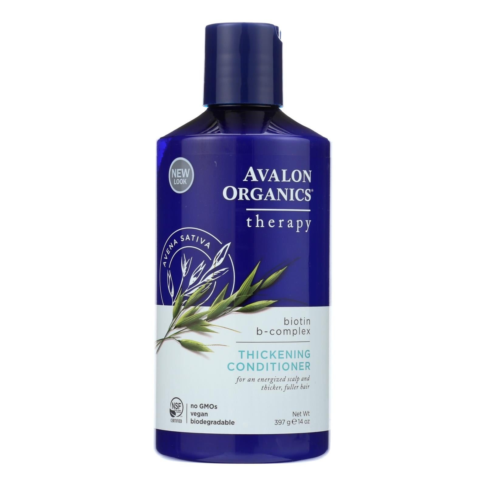 Avalon, Avalon Organics Thickening Conditioner Biotin B-Complex Therapy - 14 fl oz