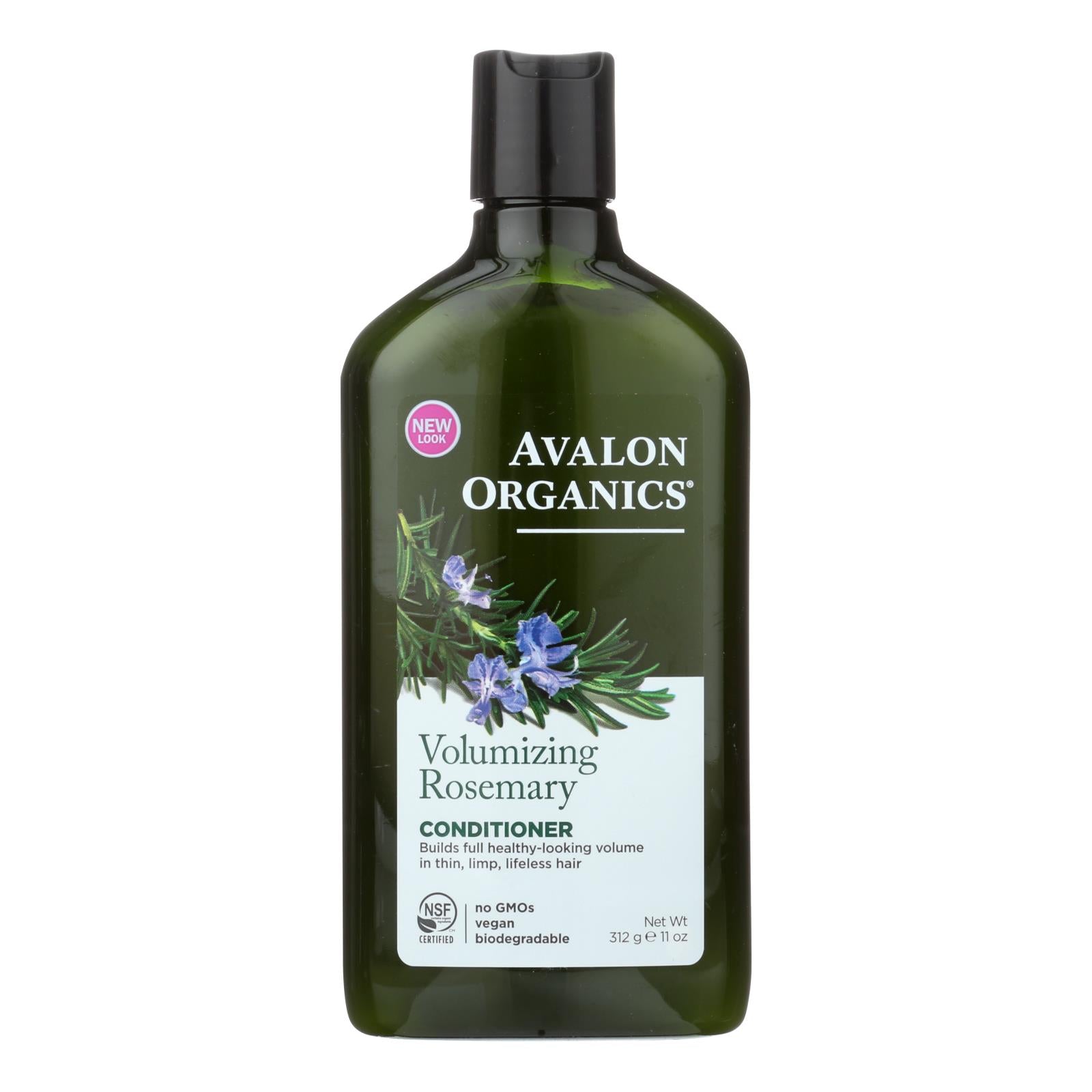 Avalon, Avalon Organics Volumizing Conditioner with Wheat Protein and Babassu Oil Rosemary - 11 fl oz