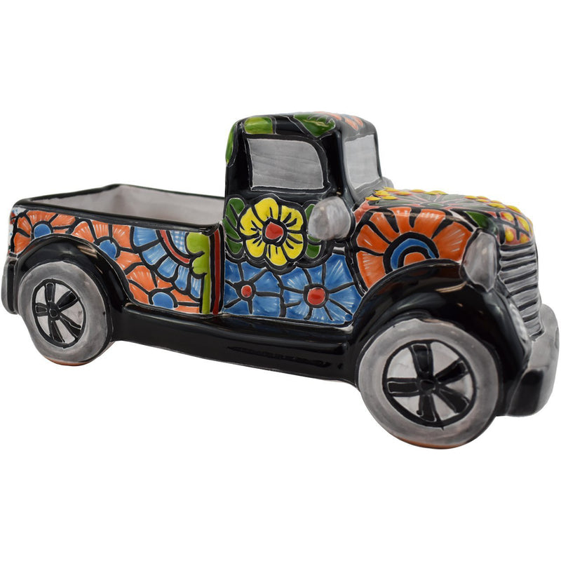 AVERA HOME GOODS LLC, Avera Products 5 in. H X 11 in. W Ceramic Vintage Truck Planter Multicolored (Pack of 2)