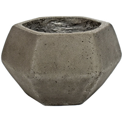 AVERA HOME GOODS LLC, Avera Products 6 in. D Fiber Cement Polygon Planter Natural (Pack of 4).