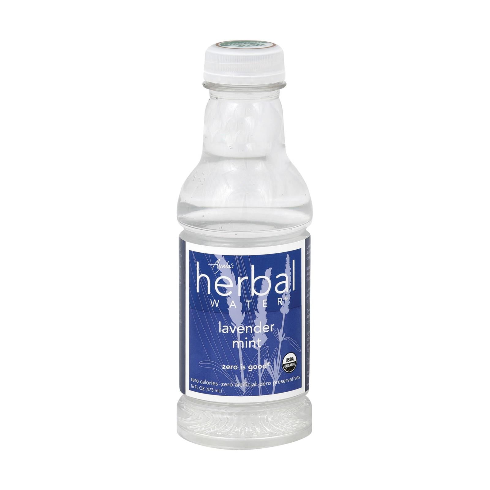 Ayala'S, Ayala's Herbal Water - Still Lavender Mint - Case of 12 - 16 Fl oz. (Pack of 12)