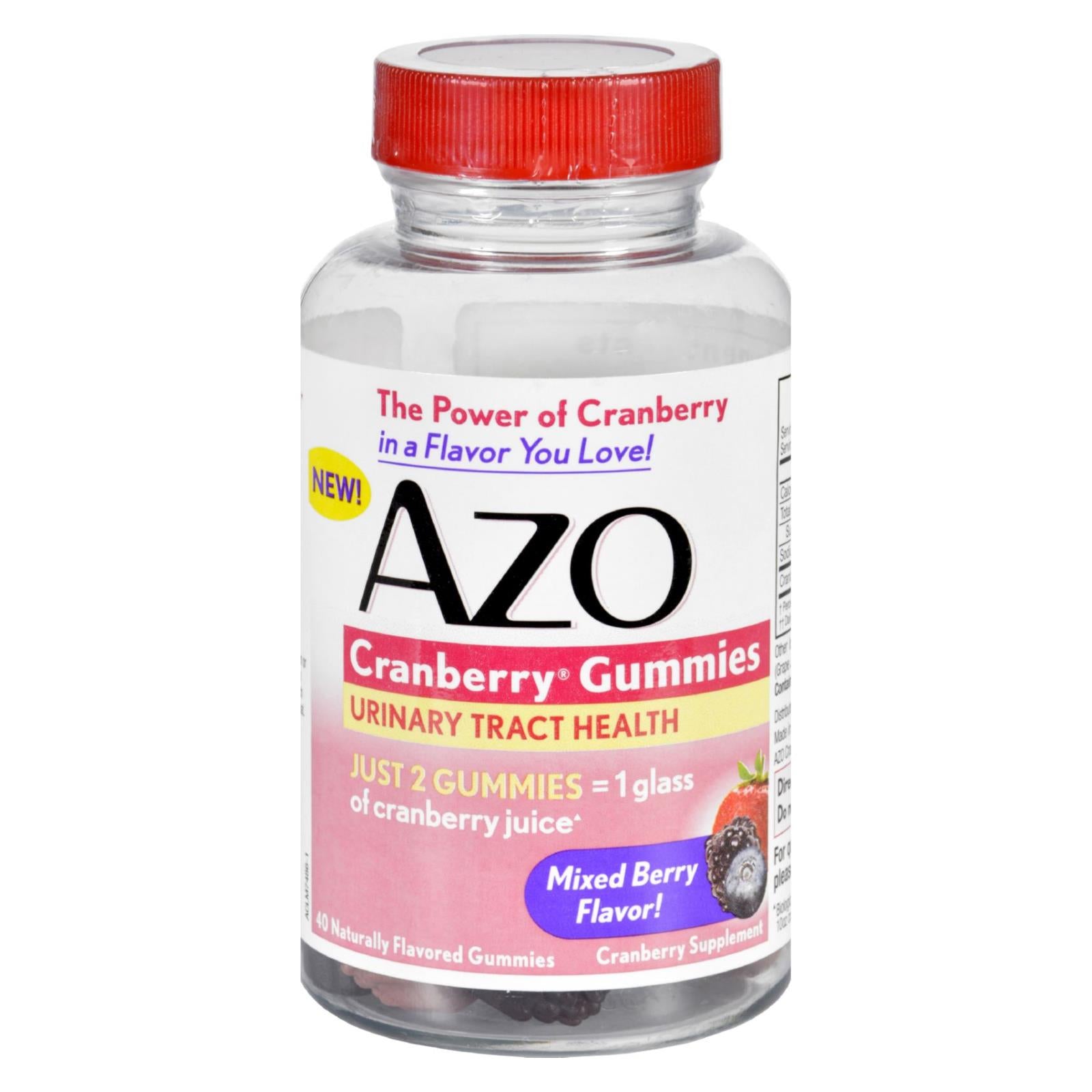Azo, Azo Cranberry Gummies - 40 Count