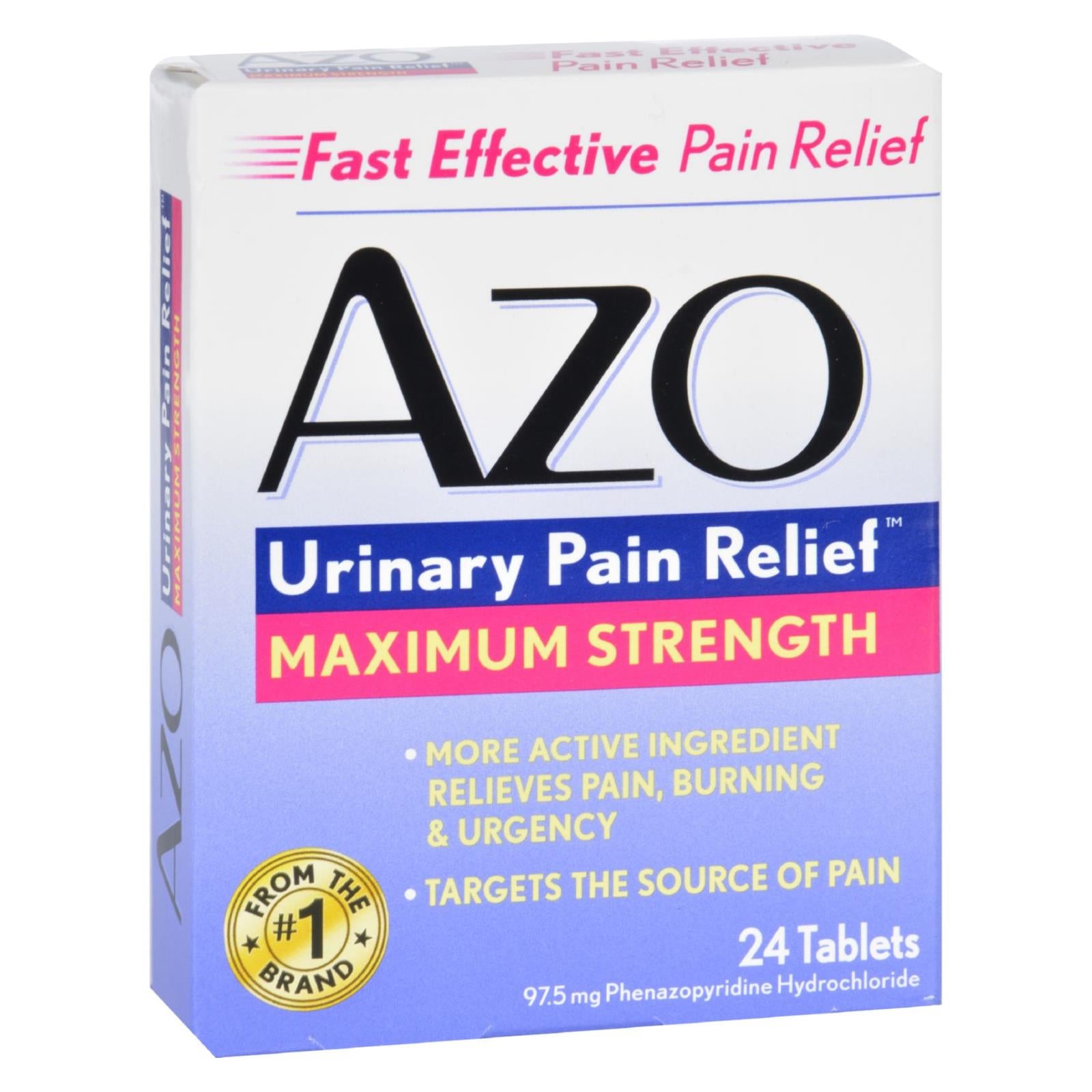 Azo, Azo Urinary Pain Relief - 24 Tablets