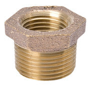B And K Industries, B And K Industries 455-032Nl 1/2 X 3/8 Red Brass Reducer Bushing Mxf