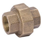 B And K Industries, B And K Industries 459-004NL 3/4" Red Brass Union
