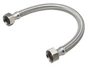 B And K Industries, B And K Industries 496-012 1/2 X 1/2 X 16 Braided Stainless Steel Faucet Supply Line