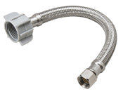 B And K Industries, B And K Industries 496-102 3/8" X 7/8" X 9" Braided Stainless Steel Toilet Supply Line