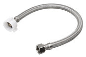 B And K Industries, B And K Industries 496-103 3/8" X 7/8" X 12" Braided Stainless Steel Toilet Supply Line