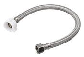 B And K Industries, B And K Industries 496-105 3/8" X 7/8" X 20" Braided Stainless Steel Toilet Supply Line