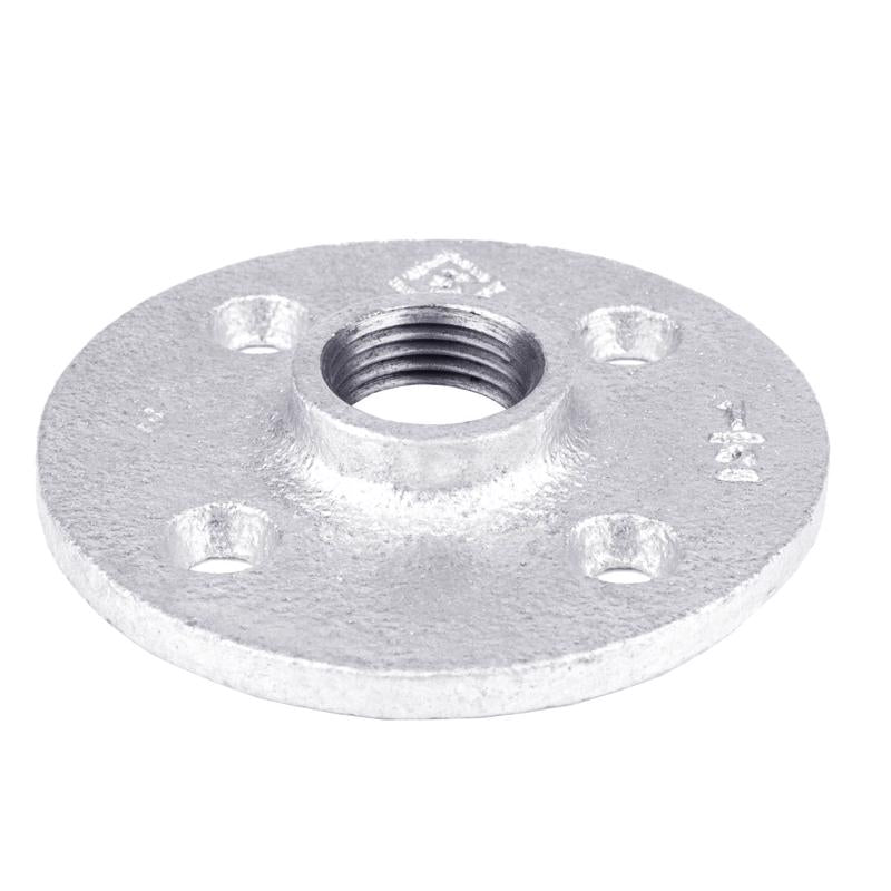 ACE TRADING - STZ INDUSTRIES 1, B & K 1/2 in. FPT  Galvanized Malleable Iron Floor Flange