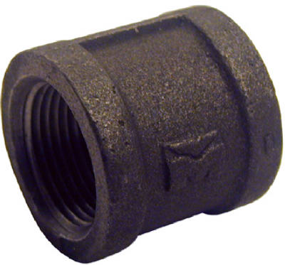 ACE TRADING - STZ INDUSTRIES 1, B & K 1/2 in. FPT  x 1/2 in. Dia. FPT Black Malleable Iron Coupling
