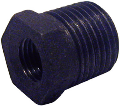 ACE TRADING - STZ INDUSTRIES 1, B & K 1/2 in. MPT  x 1/4 in. Dia. FPT Black Malleable Iron Hex Bushing