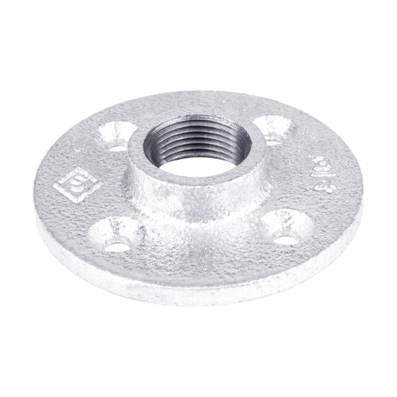ACE TRADING - STZ INDUSTRIES 1, B & K 3/4 in. FPT  Galvanized Malleable Iron Floor Flange