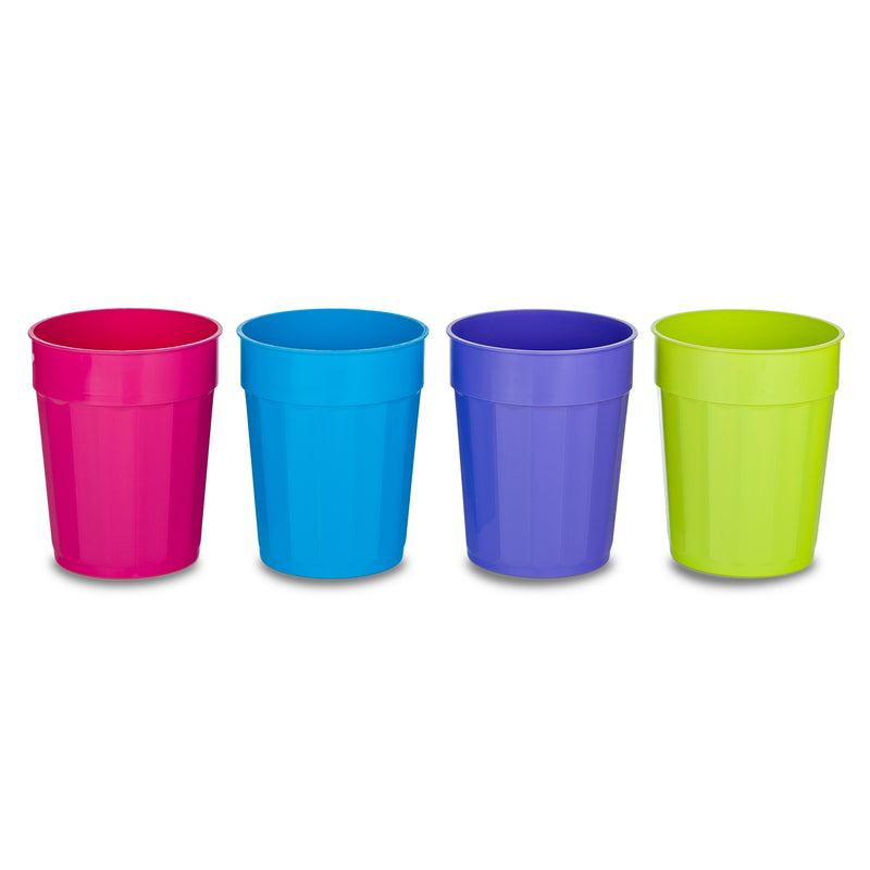 B & R PLASTICS INC, B and R Assorted Polyethylene Fluted Cups 1 each (Pack of 48).