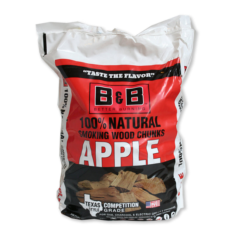 DURAFLAME INC, B&B Charcoal All Natural Apple Wood Smoking Chunks 549 cu in