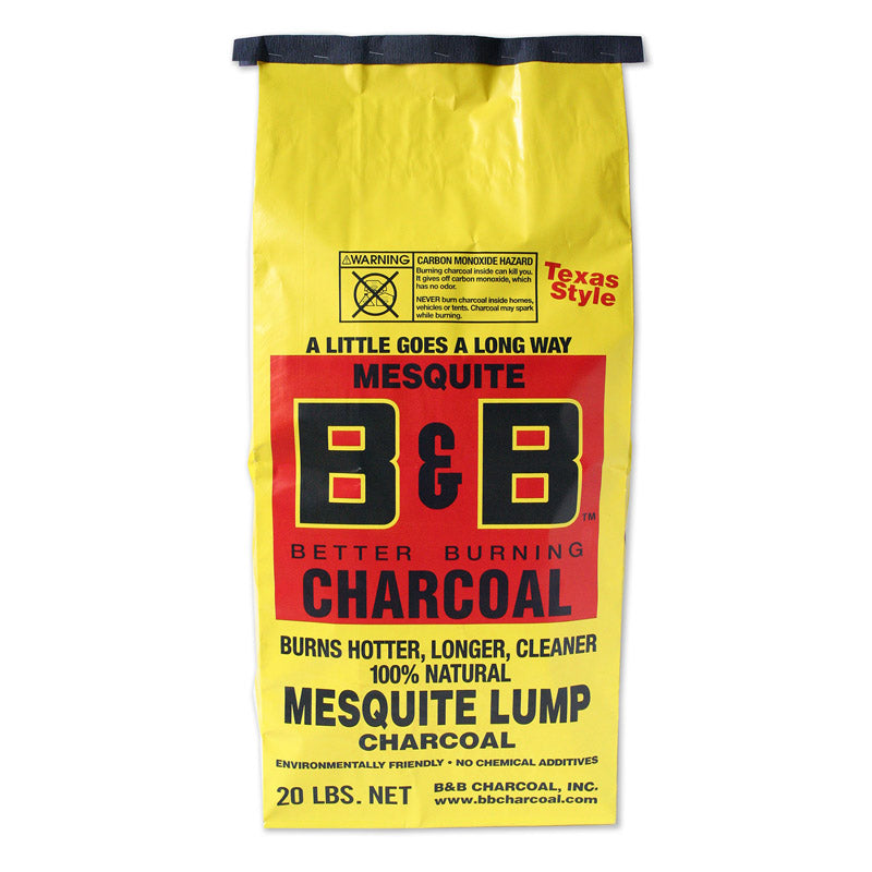 DURAFLAME INC, B&B Charcoal All Natural Mesquite Lump Charcoal 20 lb
