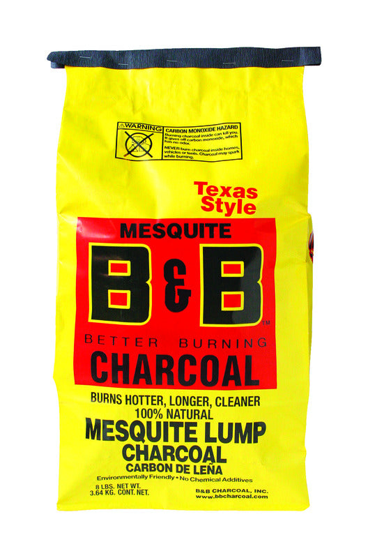 DURAFLAME INC, B&B Charcoal All Natural Mesquite Lump Charcoal 8 lb