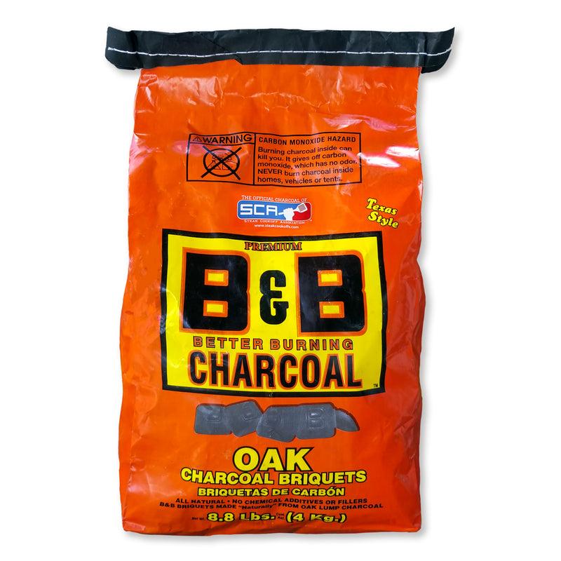 DURAFLAME INC, B&B Charcoal All Natural Oak Hardwood Charcoal Briquettes 8.8 lb