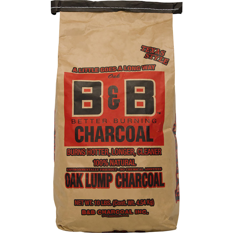 DURAFLAME INC, B&B Charcoal All Natural Oak Hardwood Lump Charcoal 10 lb
