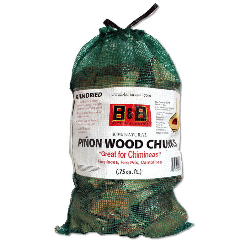 B&B CHARCOAL INC, B&B Charcoal Pinion Firewood Chunks