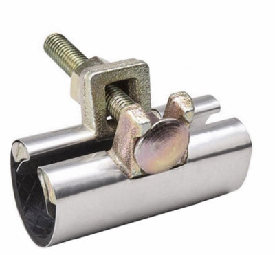 BK Products, B&K 2 in. Galvanized 430 Stainless Steel Pipe Repair Clamp