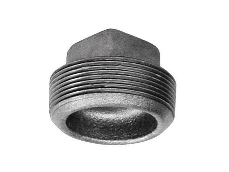 BK Products, BK Products  1-1/2 in. MPT   Galvanized  Malleable Iron  Plug