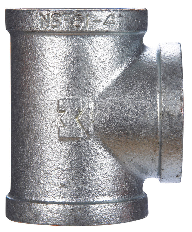 BK Products, BK Products  1-1/4 in. FPT   x 1-1/4 in. Dia. FPT  Galvanized  Malleable Iron  Tee
