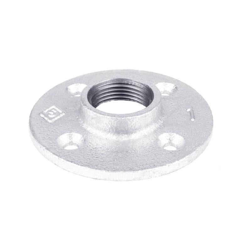 ACE TRADING - STZ INDUSTRIES 1, BK Products 1 in. FPT Galvanized Malleable Iron Floor Flange (Pack of 5)