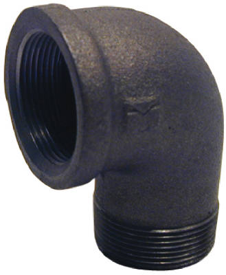 ACE TRADING - STZ INDUSTRIES 1, BK Products 1 in. FPT x 1 in. Dia. MPT Black Malleable Iron Street Elbow (Pack of 5)