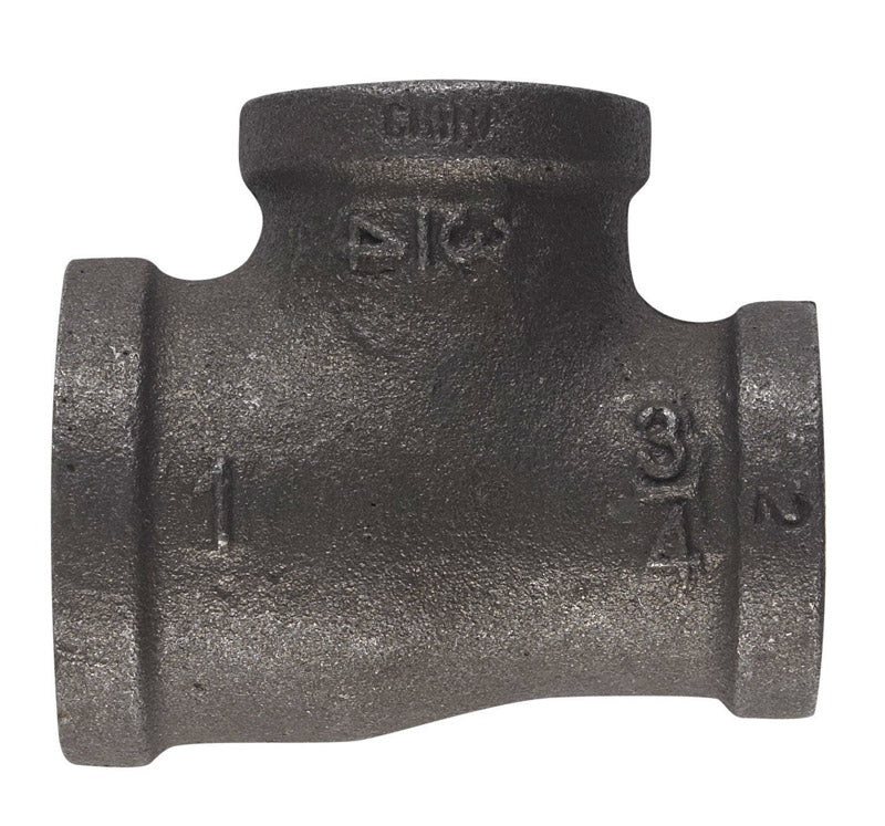 CODA RESOURCES LTD, BK Products 1 in. FPT x 3/4 in. Dia. FPT Black Malleable Iron Reducing Tee