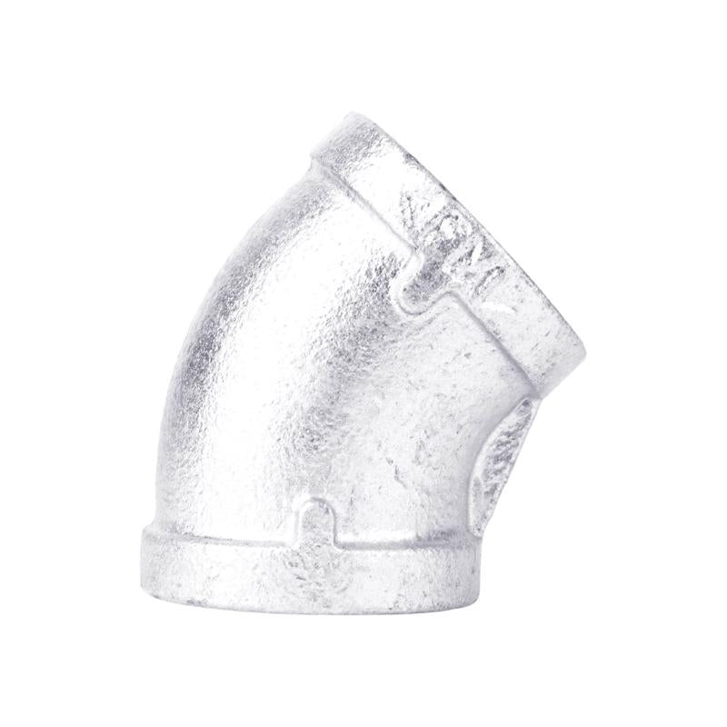 ACE TRADING - STZ INDUSTRIES 1, BK Products 1/2 in. FPT x 1/2 in. Dia. FPT Galvanized Malleable Iron Elbow (Pack of 5)