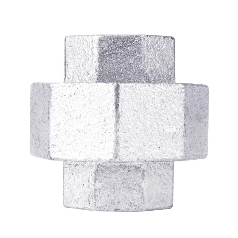 BK Products, BK Products 1/2 in. FPT x 1/2 in. Dia. FPT Galvanized Malleable Iron Union (Pack of 5)