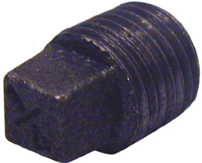 BK Products, BK Products 1/2 in. MPT Black Malleable Iron Plug (Pack of 5)