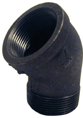 CODA RESOURCES LTD, BK Products 3/4 in. FPT x 3/4 in. Dia. MPT Black Malleable Iron Street Elbow (Pack of 5)