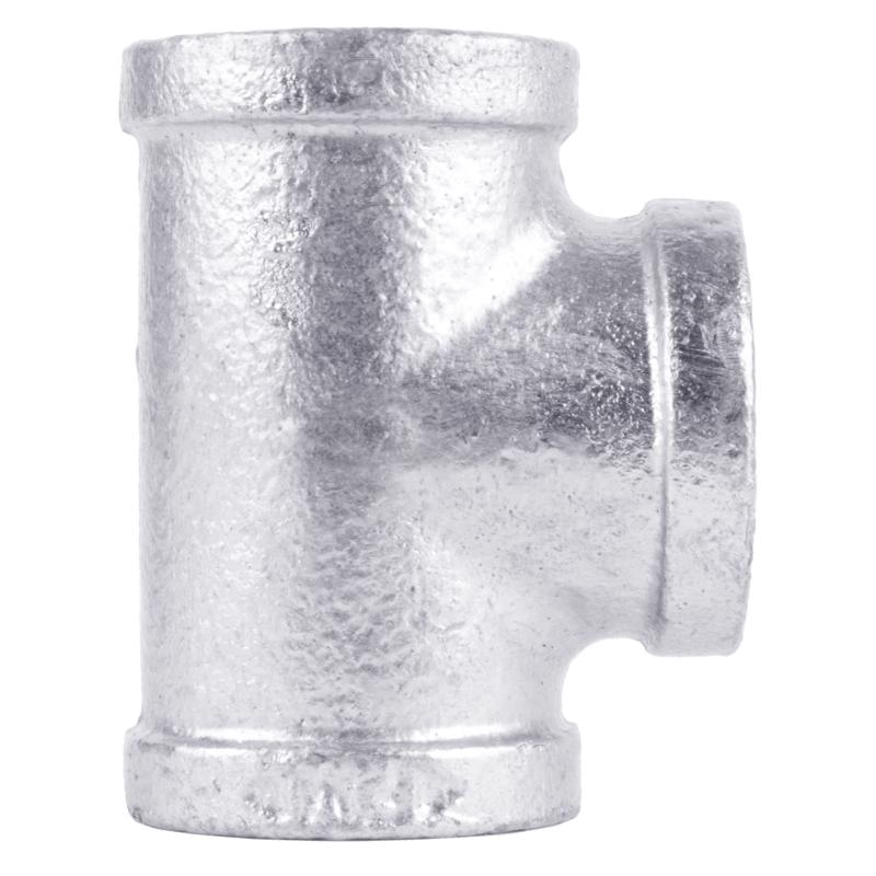 BK Products, BK Products 3/8 in. FPT x 3/8 in. Dia. FPT Galvanized Malleable Iron Tee (Pack of 5)