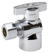 MUELLER STREAMLINE COMPANY, BK Products ProLine 1/2 in. FIP X 1/2 in. Compression Brass Angle Stop Valve