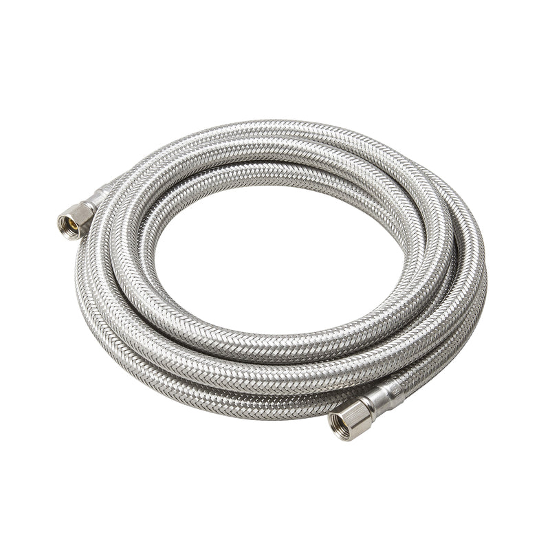 MUELLER STREAMLINE COMPANY, BK Products ProLine 1/4 in. FIP Sizes X 1/4 in. D FIP 60 in. Stainless Steel Ice Maker Supply Line