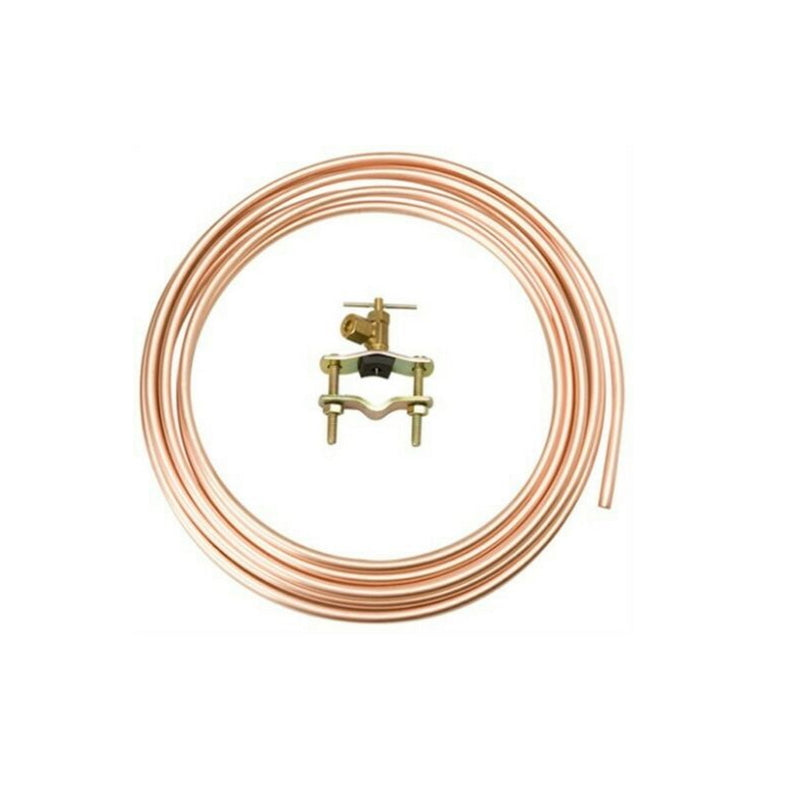 MUELLER STREAMLINE COMPANY, BK Products ProLine 1/4 in. OD Sizes X 1/4 in. D OD 15 ft. Copper Ice Maker Supply Line